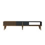 Hanah Home Milan Alt Soporte de TV Nogal y Antracita